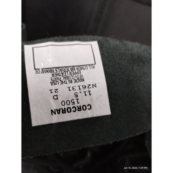 Corcoran Men's Combat Original Jump Boots size 11 Emo Gothcore Gothic Rock Moto - Picture 10 of 12